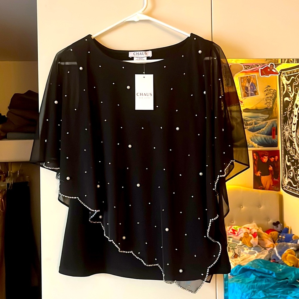 Chaus studded blouse